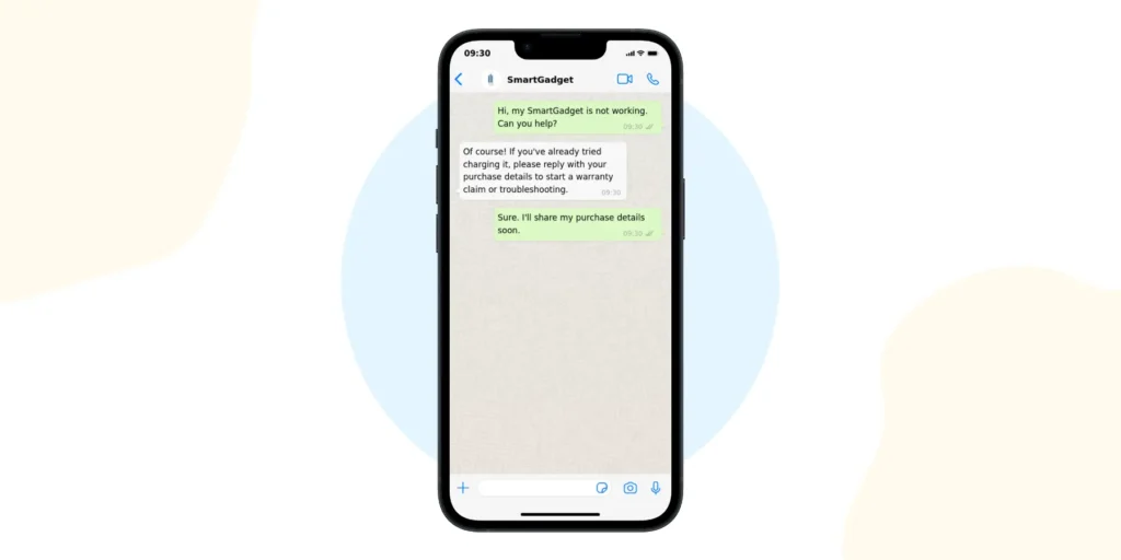 WhatsApp After Sales Message Template to Streamline Communication