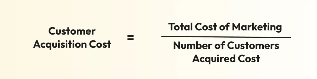 Customer Acquisition Cost Formula for WhatsApp Marketing