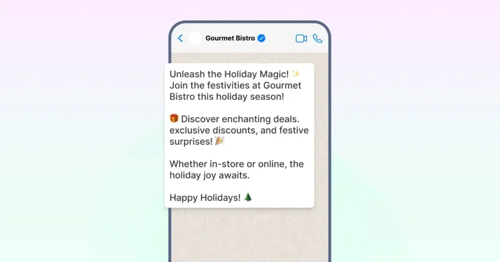 Gourmet Bistro running exclusive discounts and offers with the help of intelligent automation.