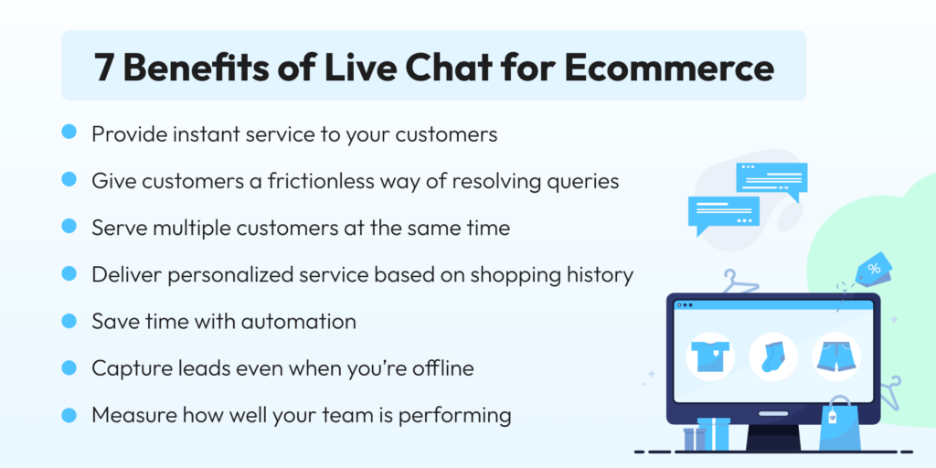 Benefits of Live Chat for Ecommerce