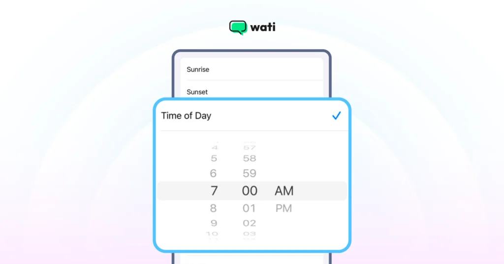 setting repetition count for messages to automate updates