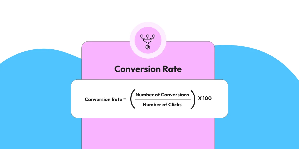Conversion rate, number of conversions, number of clicks, Affiliate Marketing KPI