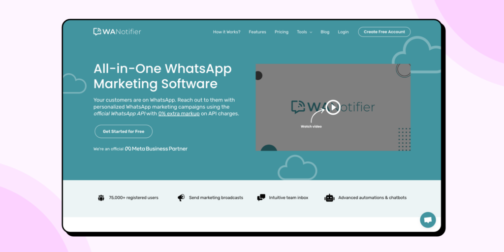 WAnotifier Dashboard – Simple WhatsApp Broadcast Software for Quick Messaging