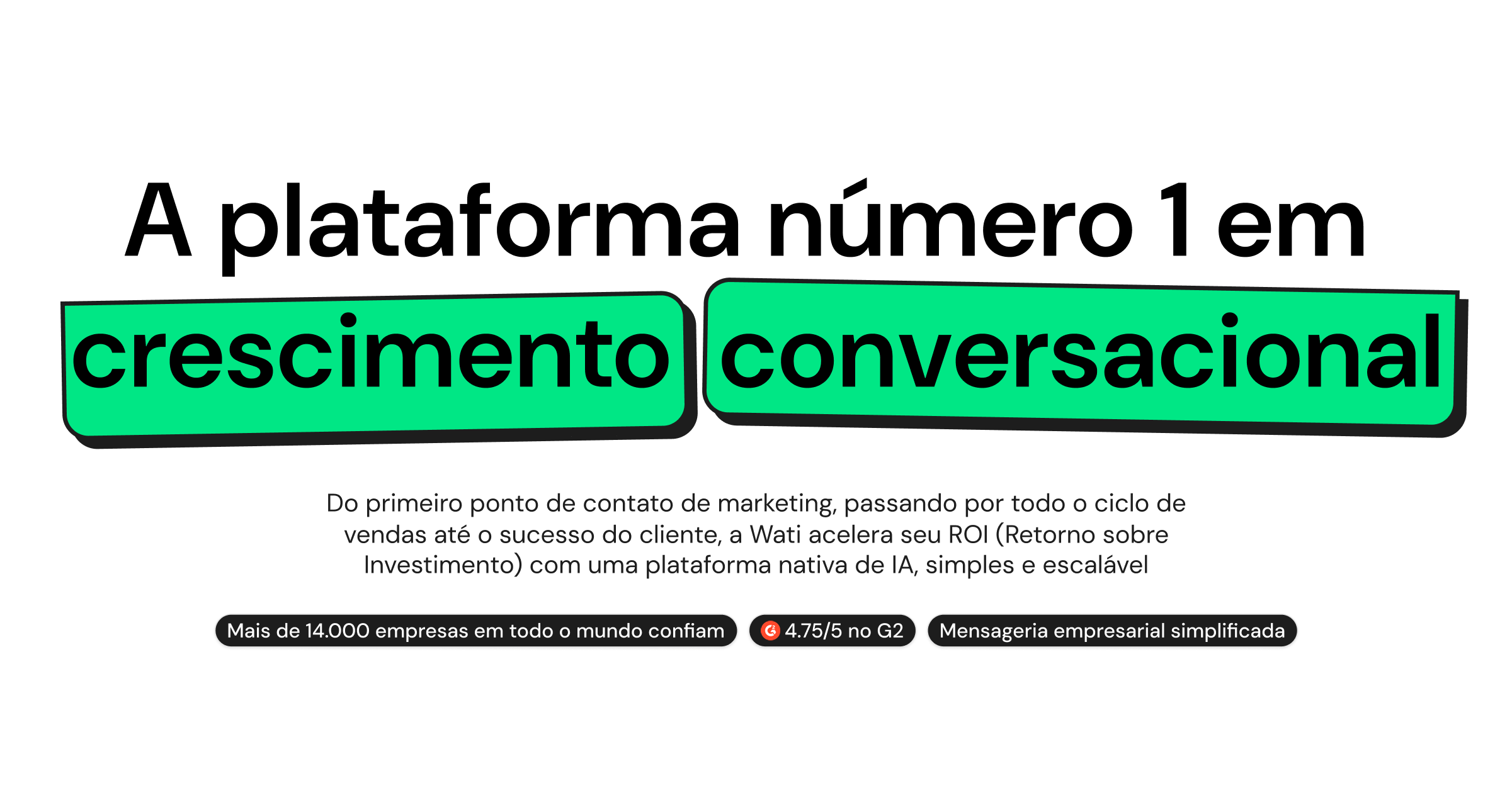 Wati | Mensagens Empresariais Simplificadas no seu App Favorito!