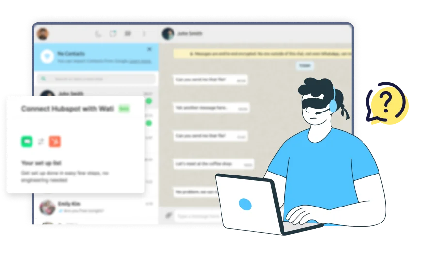 Agents chat blind