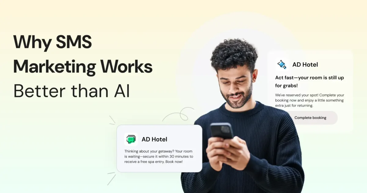A guide on why SMS marketing still works in the age of WhatsApp marketing and AI