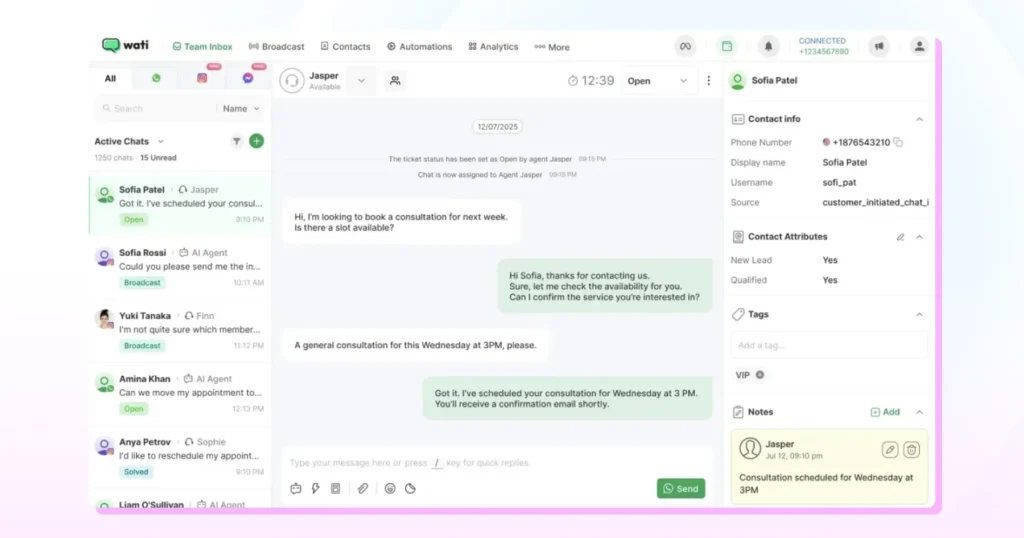 booking an event for customers in automated way to digitize attendance planning