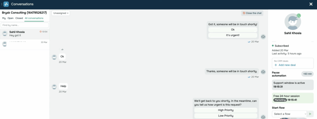 sendpulse that helps personalize marketing campaigns and interact with prospects.