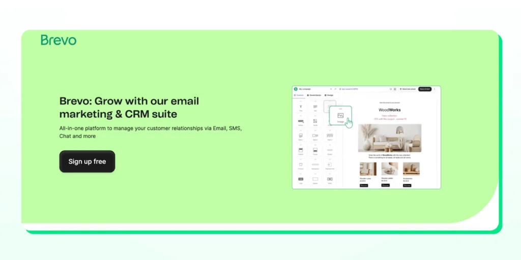 brevo, an email marketing and crm suite for smbs and mid market businesses 