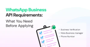whatsapp business api requisites