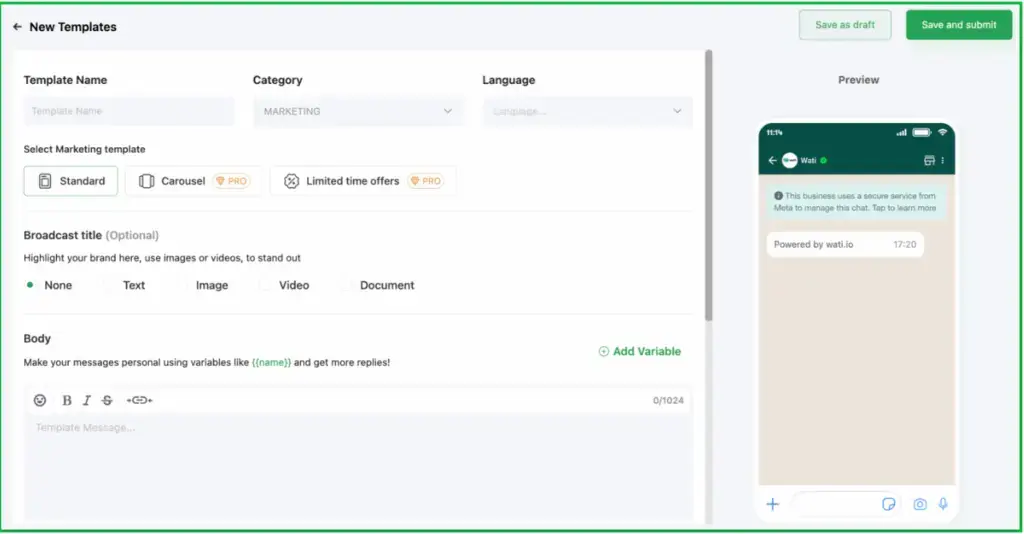 dynamic placeholders with RCS to effectively engage the customer