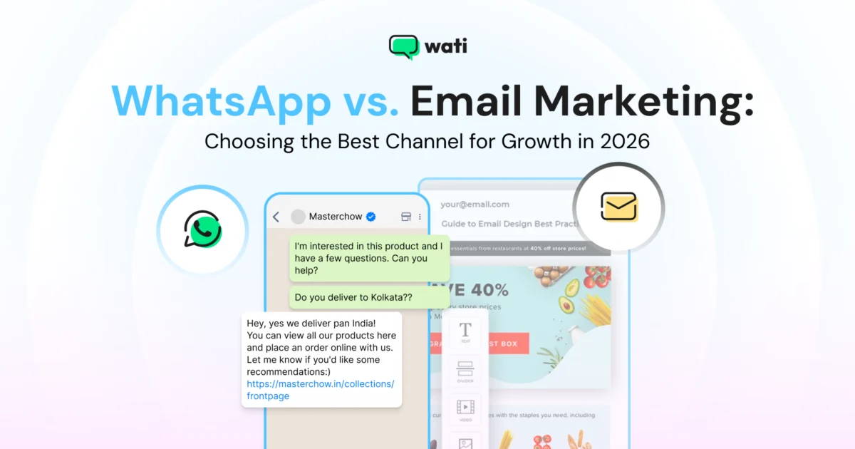 whatsapp marketing vs email marketing