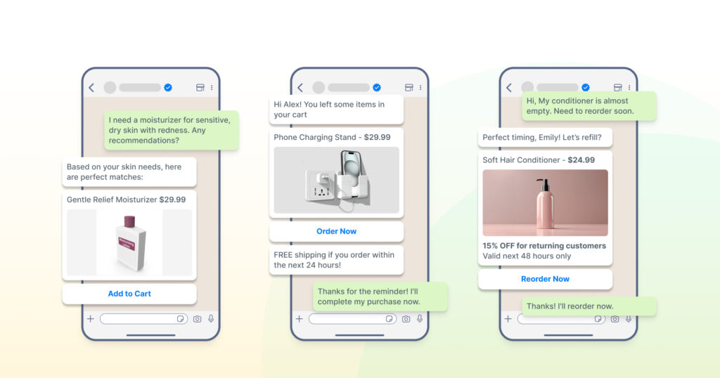 instant, end to end templates provided for easier and more fun interactions