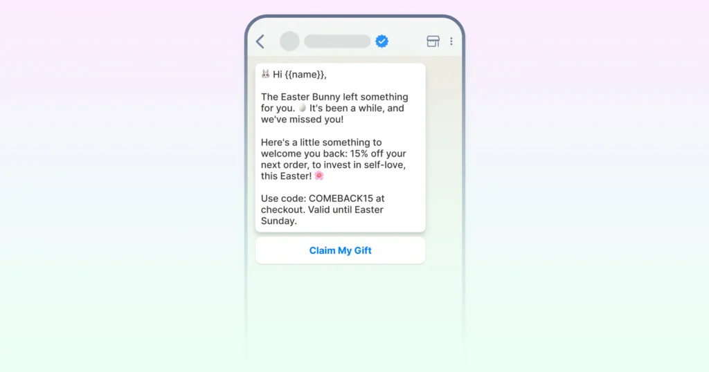 The "Last-Minute Reminder" ( WhatsApp Follow-Up to At-Risk customers)