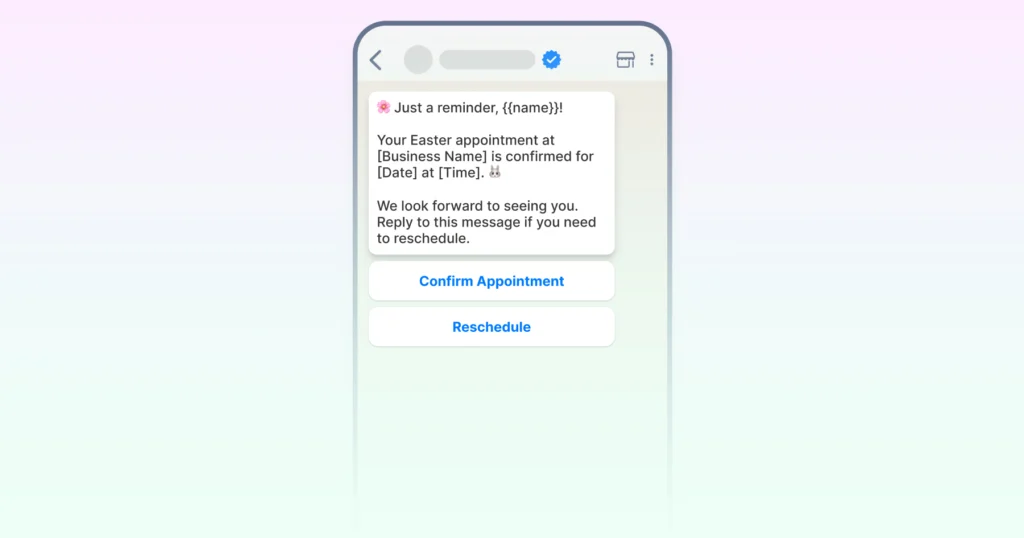 The Appointment / Booking Reminder (For Service Businesses)