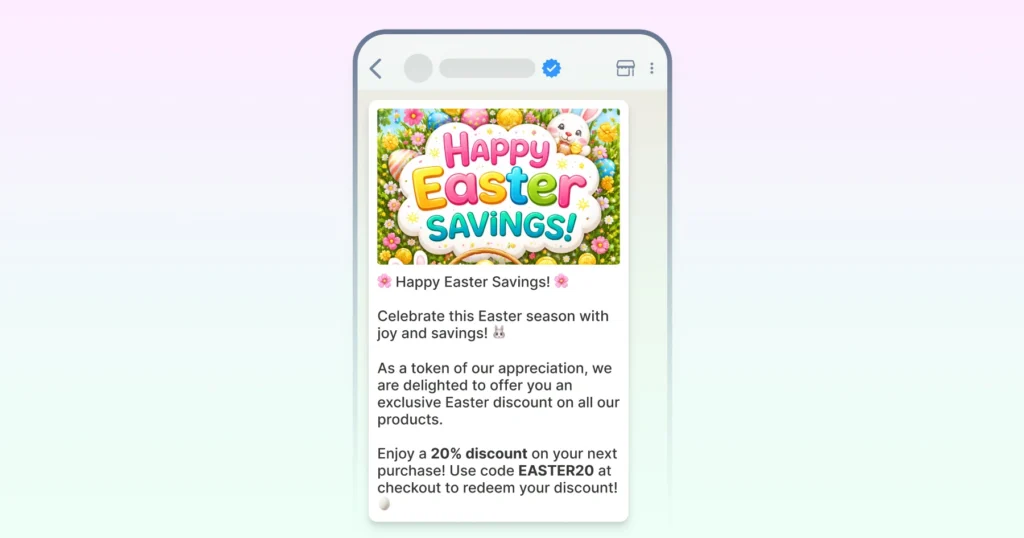 The "Easter Savings" (Product Discount for Highly Engaged Prospects)