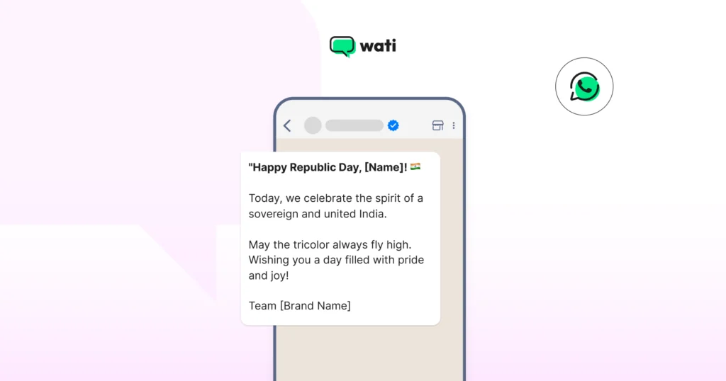 The Patriotic Greeting (Relationship Building For All Opted-In Customers)