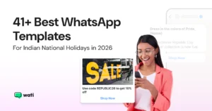 whatsapp template for indian national holidays