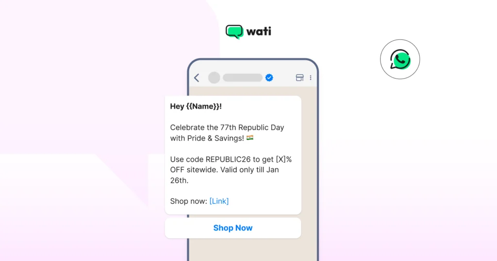 The Republic Day Discount Code (Direct Sales For Abandoned Cart / Warm Leads)