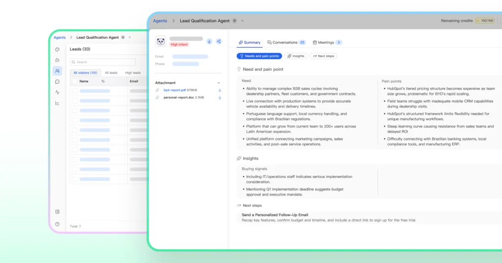 24x7 lead qualification process in Astra 