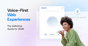 voice first web experience
