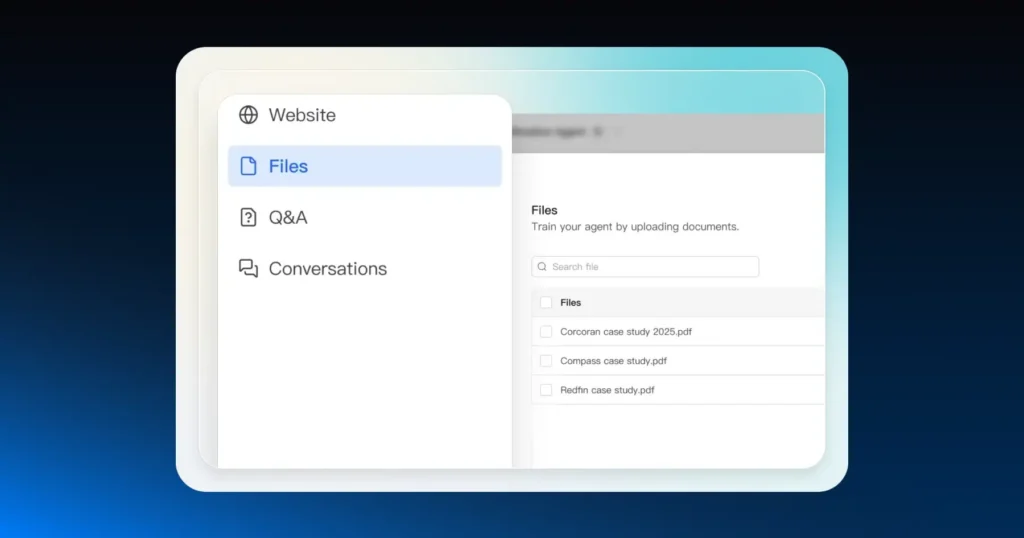 Training AI via files and documents for better responses