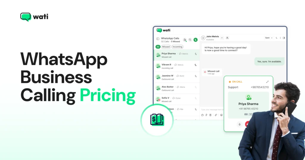 Understand how WhatsApp Business Calling pricing works and what all you have to pay for