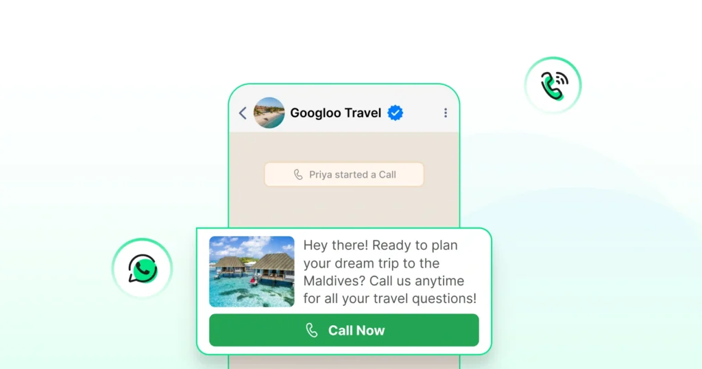Call now CTA for users to call businesses