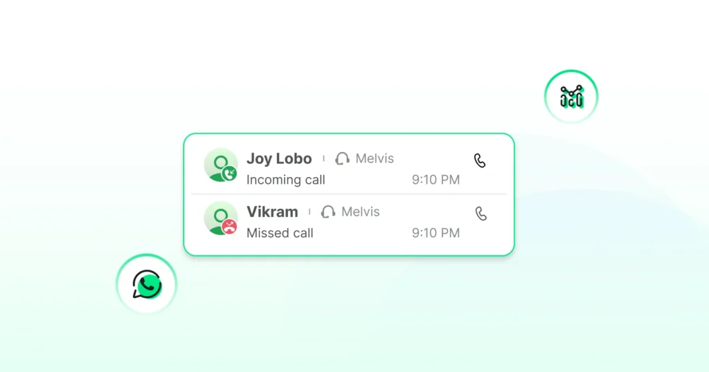 Tracking call logs on WhatsApp 