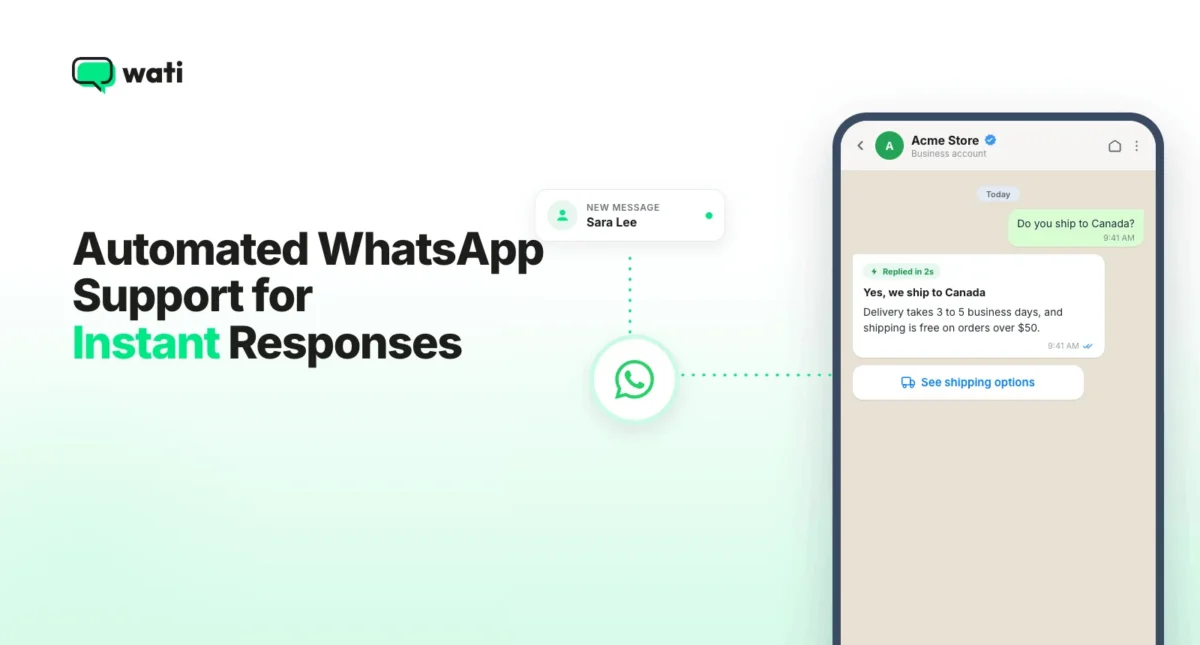 Automated WhatsApp Support for Instant Responses