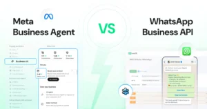 A comparison between Meta Business Agent and WhatsApp Business API