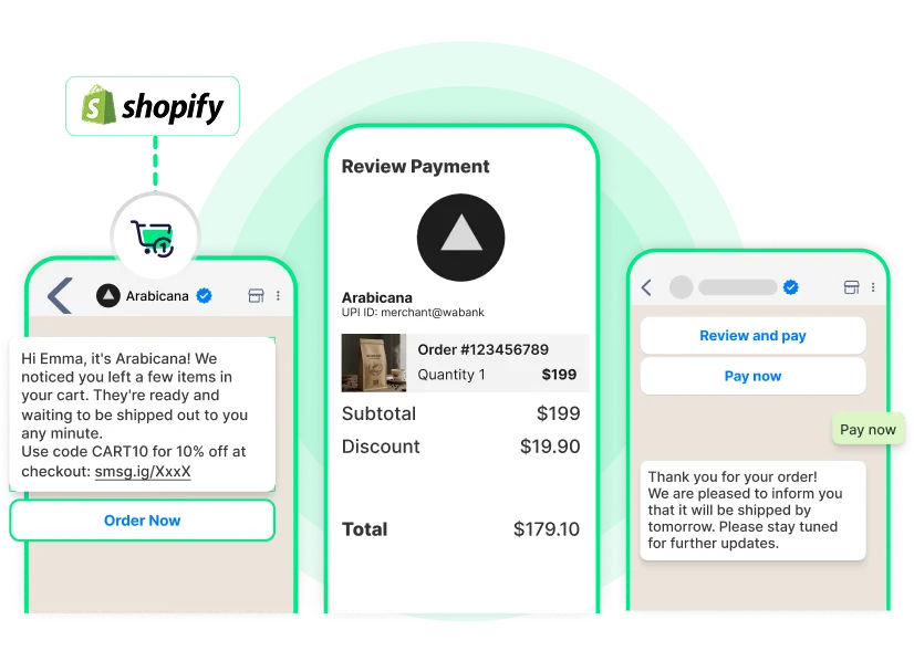 WhatsApp commerce that closes the loop